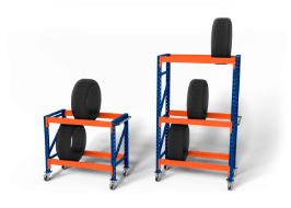 Category Mobile Tyre Racks & Tyre Trolleys