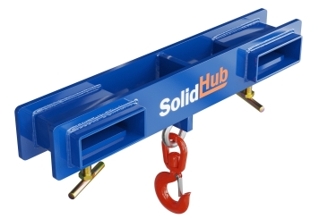 Load hook for forklift LH2500, Painted, 2.500 kg, SolidHub 