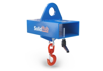 Load hook for forklift LH1000, Painted, 1.000 kg, SolidHub 