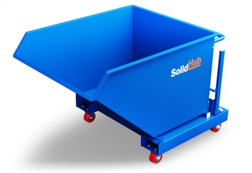 Tipping skip MK600, 1.000 mm x 1.450 mm x 970 mm, volume 600 l, SolidHub 