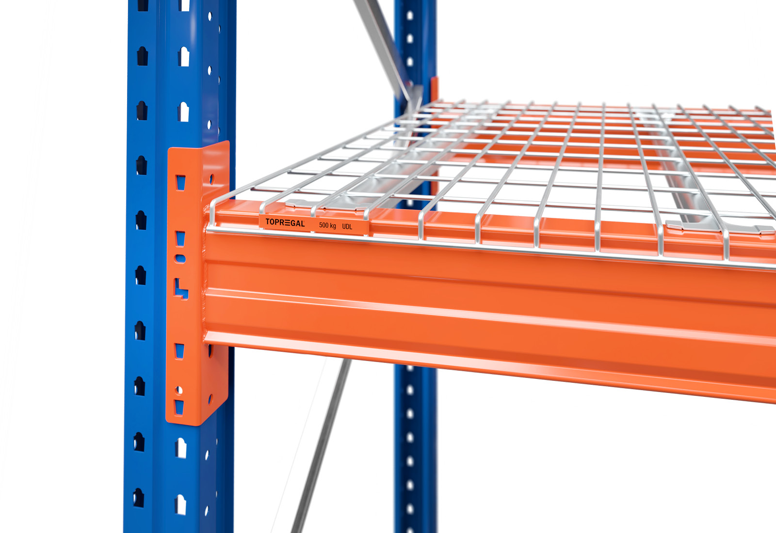 88 cm wire mesh rack layer for pallet rack PR4500 / 800 mm deep / load ...