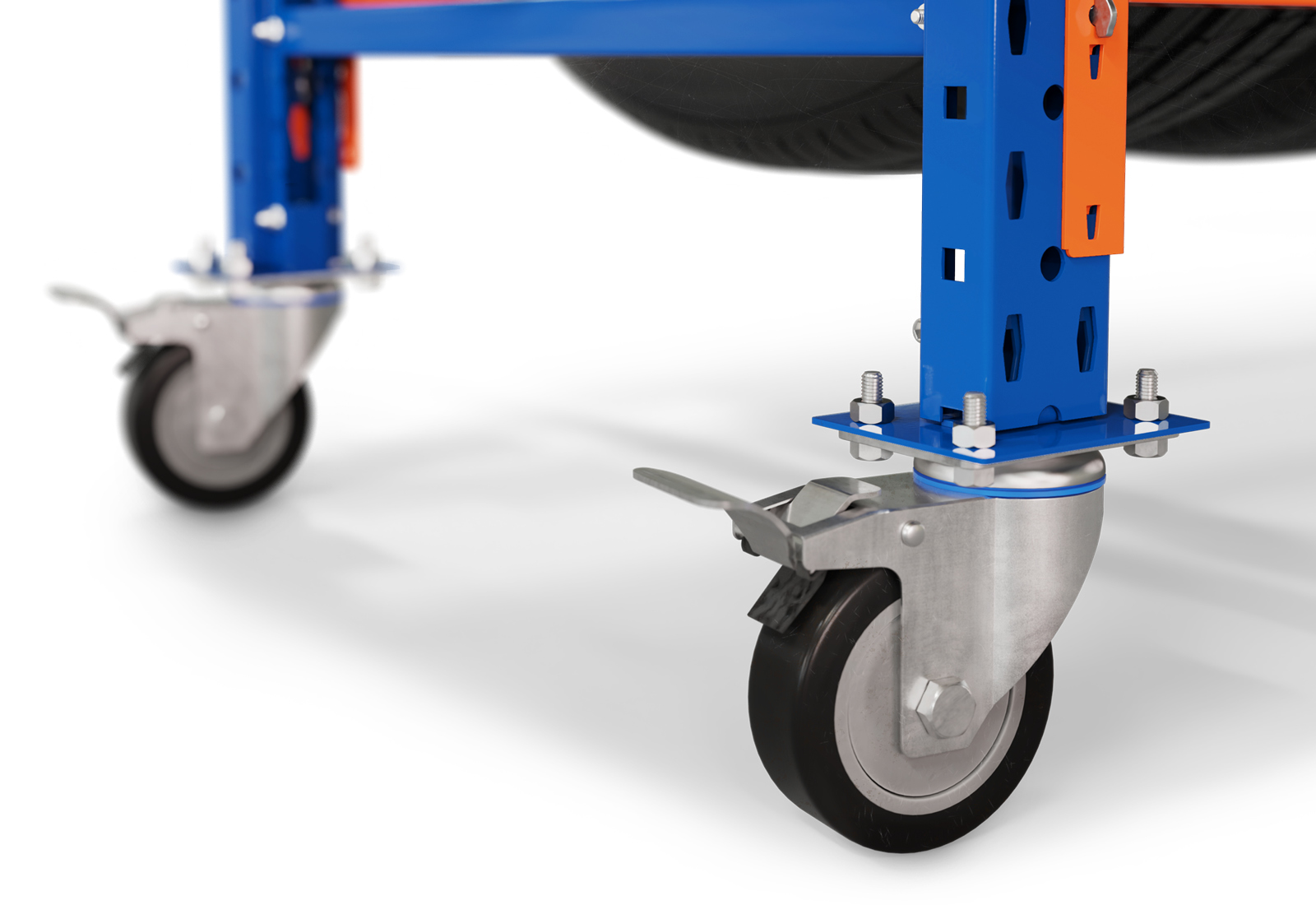 Mobile shelves