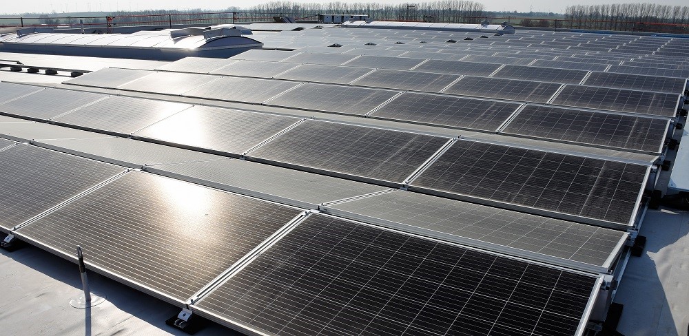 Solar panels warehouse Pasewalk