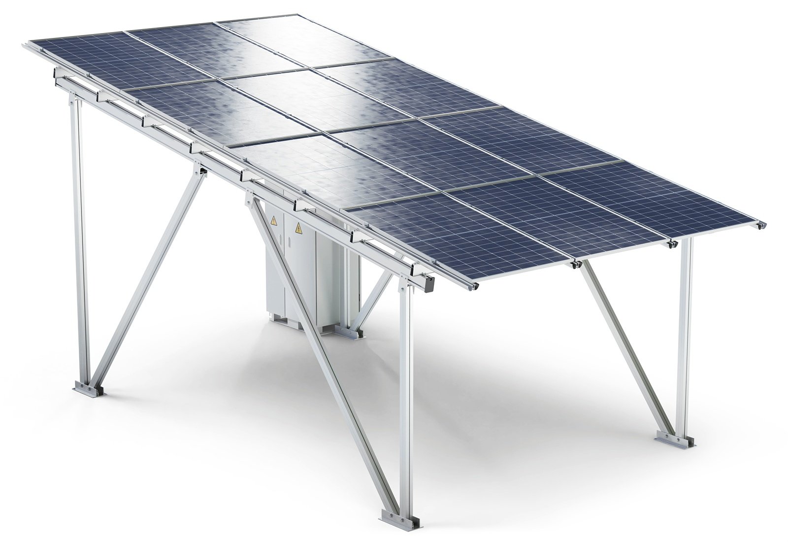Solar carport frame