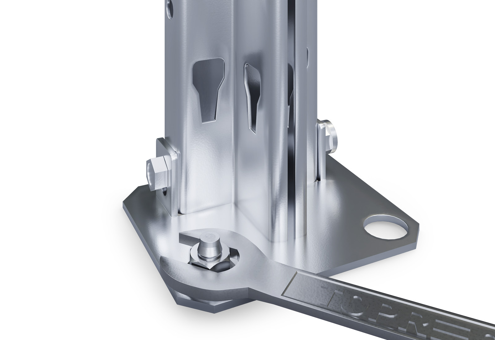 Mounting the base plate