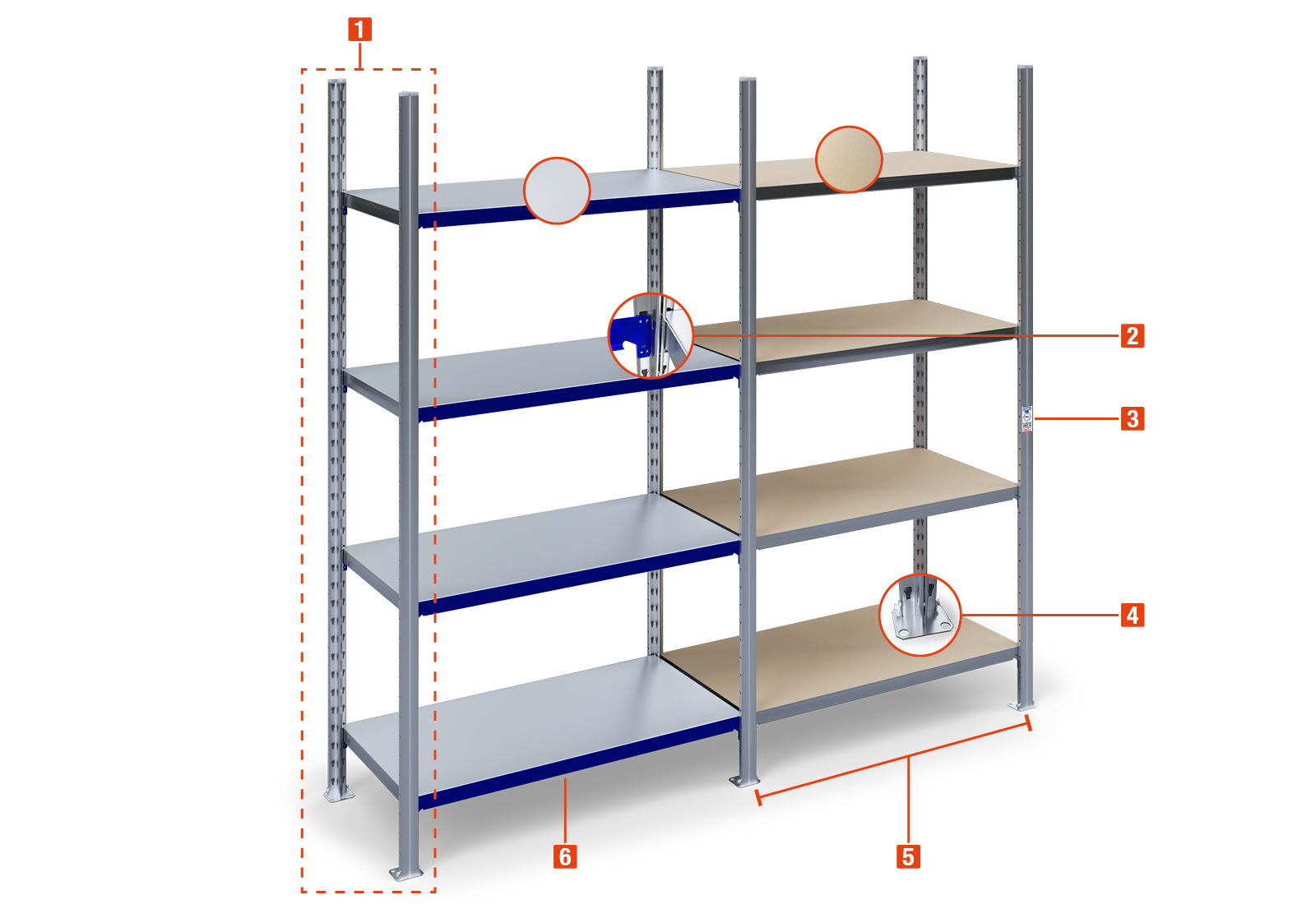 Shelf rack FB200