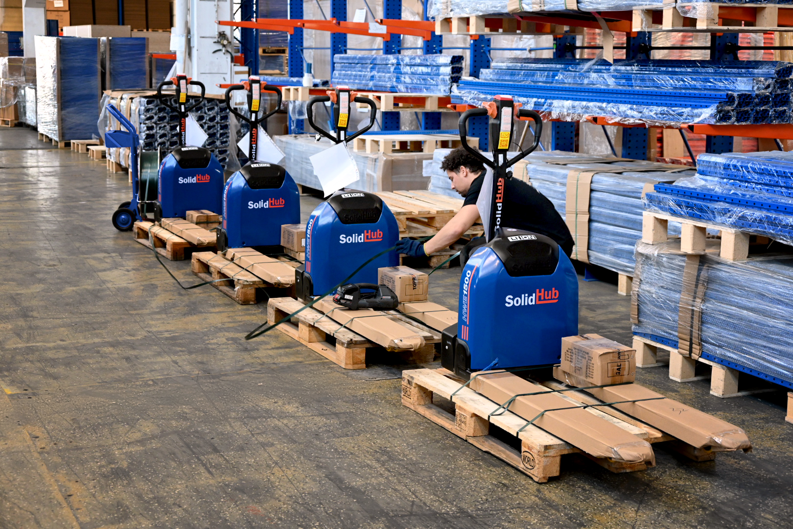 Shipping preparation for transport equipment