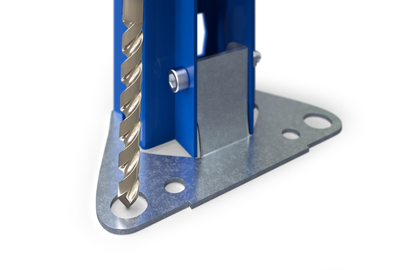 Floor anchoring of the base plate