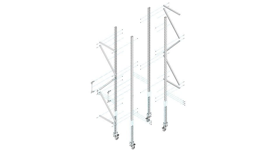 Mounting the uprights