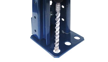 anchoring with base plate