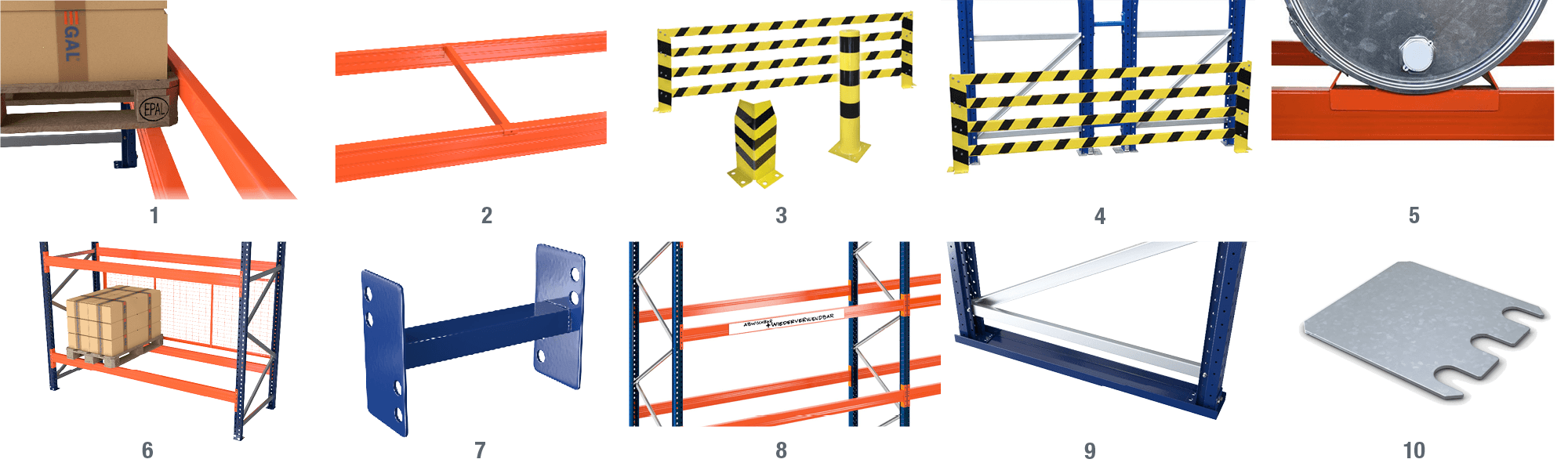 pallet racks accessories